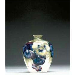 Pansy Vase, dated 1913 ht. 4.3" - 10.9 cm., i...