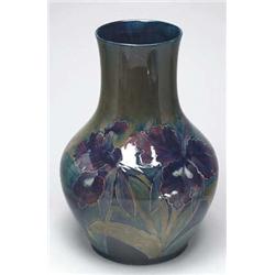Iris Vase, c.1916-18 firing crack to base, ht...