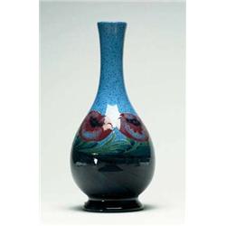 Powder Blue Poppy Vase, c.1920 ht. 9" - 22.8...
