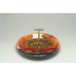Eventide Plate, c.1925 with brass handle, sma...