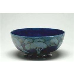 Moonlit Blue Bowl, c.1925 dia. 9.2" - 23.4 cm...