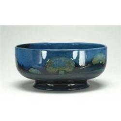 Moonlit Blue Bowl, c.1925 minor hair crack to...