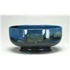 Image 1 : Moonlit Blue Bowl, c.1925 minor hair crack to...