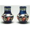 Image 1 : Pair of Banded Pomegranate Vases, c.1925-30 h...