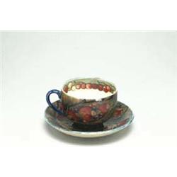 Pomegranate Panels Cup and Saucer, c.1928-30...