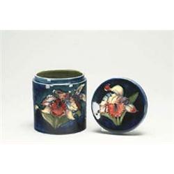 Orchids Jar and Cover, c.1955 ht. 3.9  - 9.8...