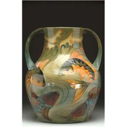 Carp Two-Handled Vase, c.1990 ht. 13.1" - 33....