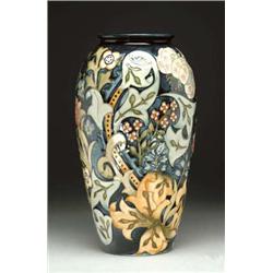 Golden Lily Vase, c.1990 ht. 12.3  - 31.2 cm....