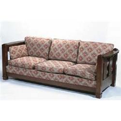 Oak Arts and Crafts Settle, American, c.1915...