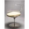 Moulded Perspex and Aluminum `CHAMPAGNE' Chai...