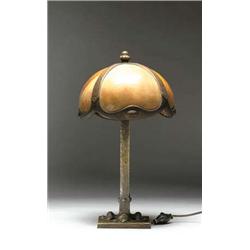 American Arts and Crafts Panel Lamp, c.1910 w...