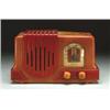 Image 1 : Addison Bakelite Radio, c.1930 with orange an...