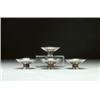 Image 1 : Four French Silver Salts, Jean Puiforcat for...