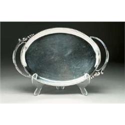 American Silver Oval Tray, F.X. Alphonse La P...