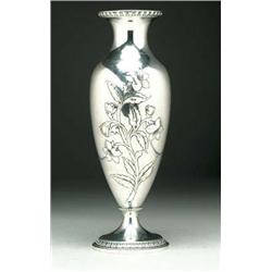 American Silver Vase, Gorham Mfg. Co., c.1900...