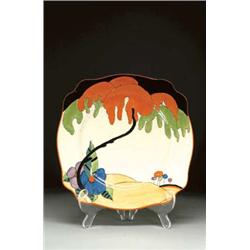 Clarice Cliff 'Woodland' Plate, Wilkinson Ltd...