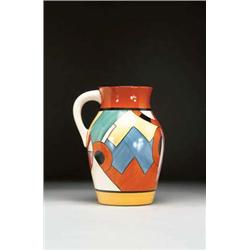 Clarice Cliff Bizarre Lotus Jug, Wedgwood, 70...