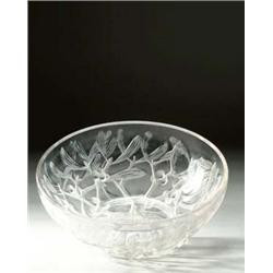 'Gui', Lalique Bowl, 1930's moulded with frui...