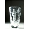 Image 1 : Czech Etched Glass Vase, 1950's decorated wit...