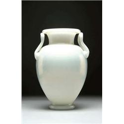 Steuben Calcite Two-Handled Vase, c.1920 the...