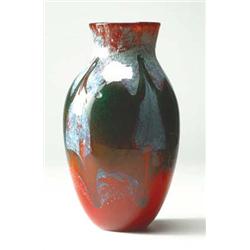 Toan Klein Vase, dated 1974 decorated with a...