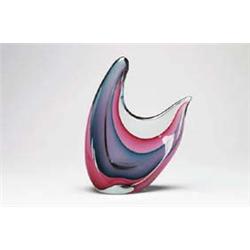 Murano 'Sommerso' Sculpture, Flavio Poli for...