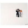 Image 1 : Word of Caution Animation Cel Original Bride and Groom