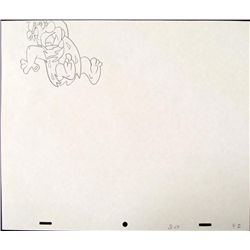 The Flinstones Original Animation Drawing Watch Out