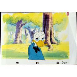 Donald Duck Animation Background Cel Orig Annoyed Art