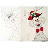 Image 2 : Art Cel Drawing Original Animation Laughing Trix Rabbit