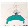 Image 2 : Under Covers Donald Duck Cel Drawing Orig Animation Art