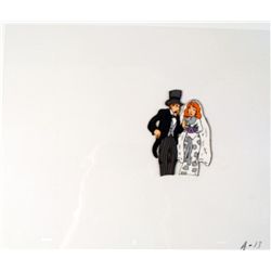 Here We Go Again Cel Bride and Groom Animation Original