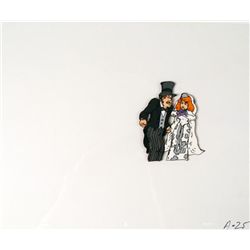 Cel Throwing Down Bride and Groom Original Animation
