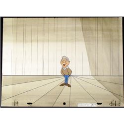 Actor Art Animation Cel Orig Background Merv Griffin Jr