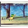 Image 1 : Porky Pig Orig Animation Orig Cel Background Green Hat