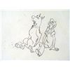 Image 2 : Scooby Doo Original Animation Spooked Cel Scooby Shaggy