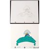 Image 1 : Friendly Donald Duck Bed Cel Drawing Orig Animation Art