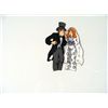 Image 2 : Pointing Finger Bride and Groom Cel Animation Original