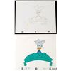 Image 1 : Pillow Donald Duck Cel Drawing Orig Animation Fall Art