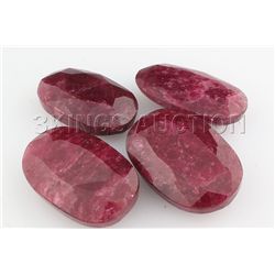 Ruby 134.55 ctw Loose Gemstone Mix Sizes Oval Cut