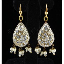 5.71GRAM INDIAN HANDMADE LAKH FASHION EARRING