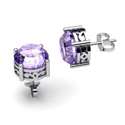 Tanzanite 3.10ctw Earring 14kt White Gold