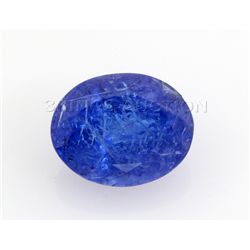 6.46ctw "A" plus Tanzanite Oval 13x10mm SmoothPolish