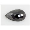 Image 1 : Jet Black Color AA Oval Brilliant 8.34CTW Loose Black D