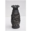 Image 1 : Dark Color Haldu Wood Flower Vase size 10in.x4.5in.