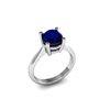 Image 1 : Sapphire 1.60ctw Ring 14kt White Gold