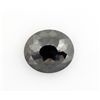 Image 1 : Jet Black Color AA Oval Brilliant 7.30CTW Loose Black D