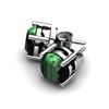 Image 1 : Emerald 3.40ctw Earring 14kt White Gold