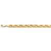 Image 1 : SOLID ROPE D.C 10.0mm 22in. 146.7 grs 14kt Y Gold