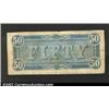 Image 2 : 1864 $50 Portrait of Jefferson Davis; Black w